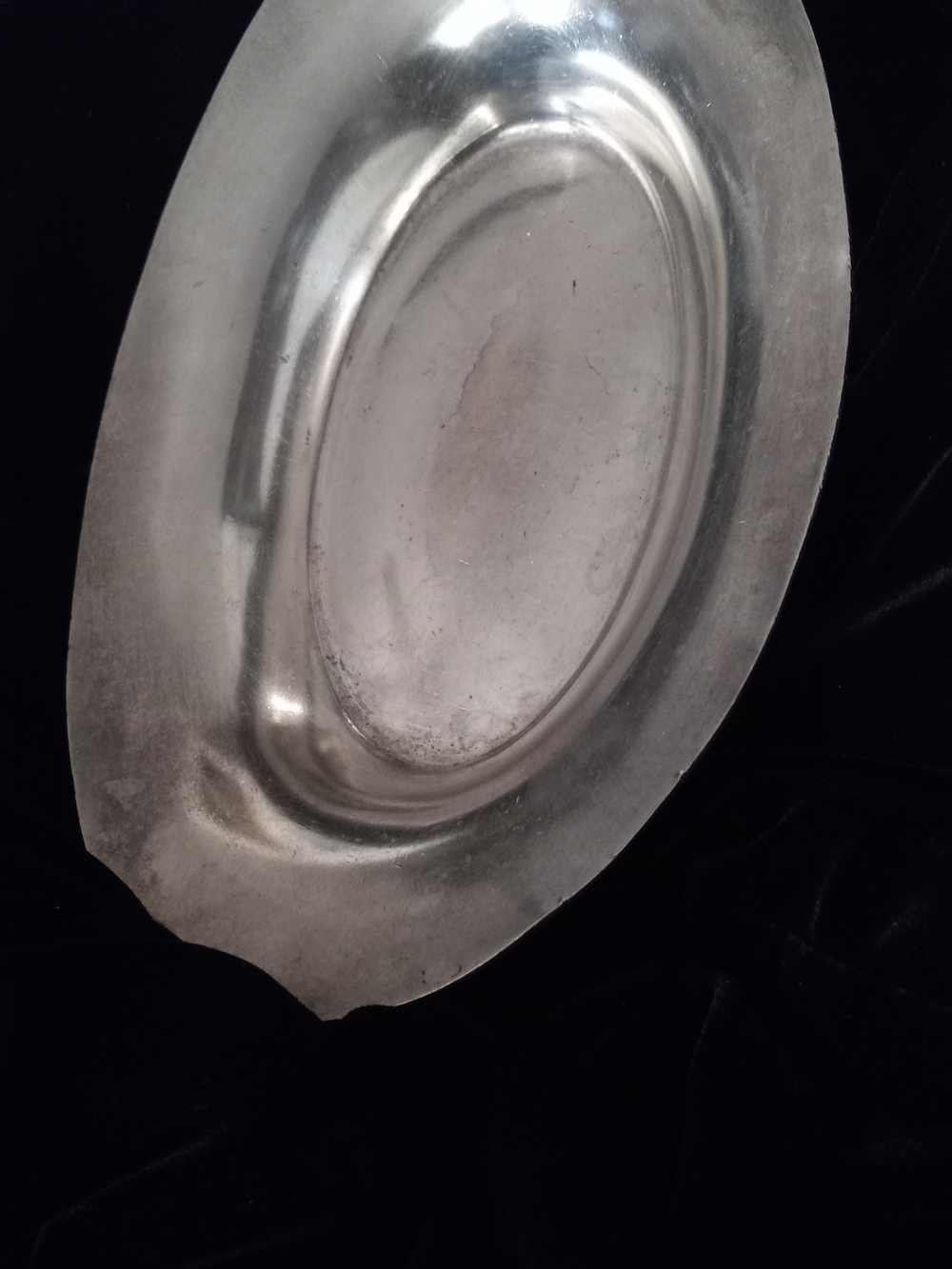 Decorative Silver Oval Platter - Timeless Home Accent
